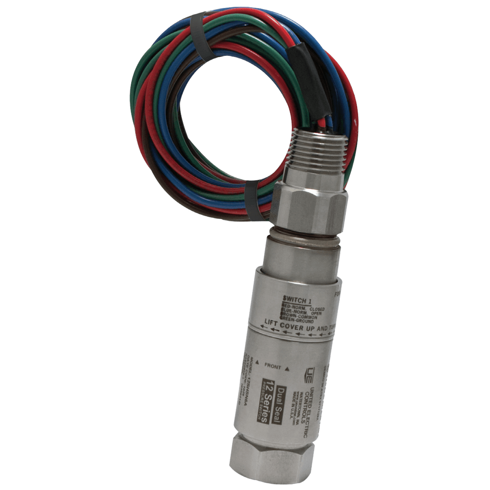 United Electric Pressure Switch, 12 Series Sensor Type 2